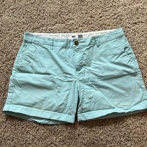 Light teal shorts